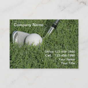Professionelles Golf-Thema Visitenkarte