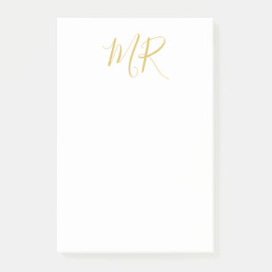 Professionelles klassisches Monogramm-Minimalist P Post-it Klebezettel