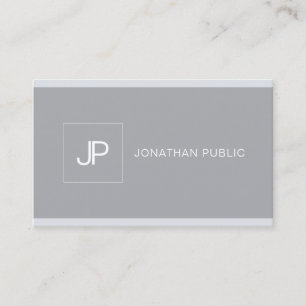Professionelles kreatives Monogramm modern einfach Visitenkarte