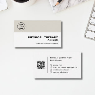 Professionelles Logo für Physiotherapieklinik als  Visitenkarte