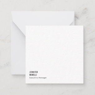 Professionelles minimalistisches modernes trendy mitteilungskarte