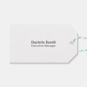 Professionelles modernes minimalistisches Design Geschenkanhänger