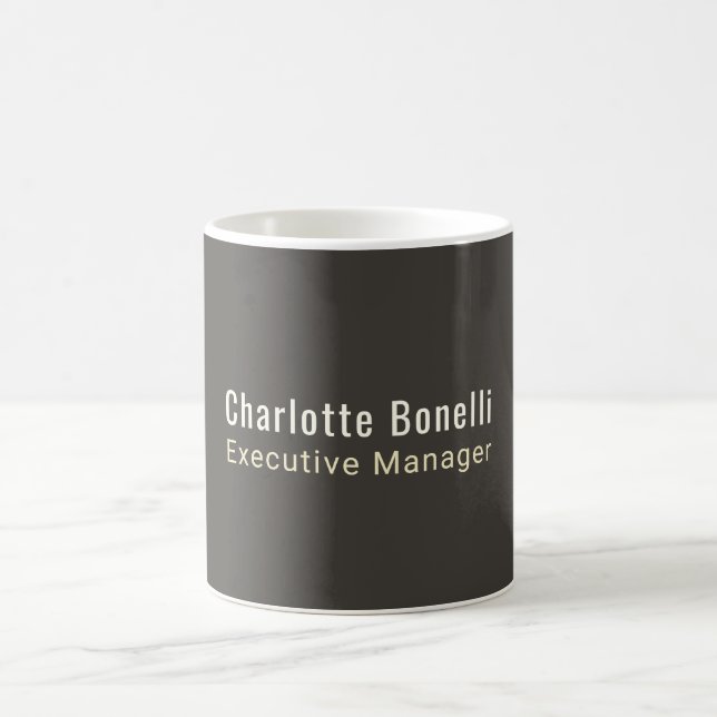 Professionelles modernes minimalistisches Design  Kaffeetasse (Mittel)