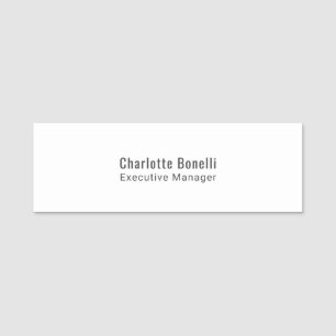 Professionelles modernes minimalistisches Design  Namensschild