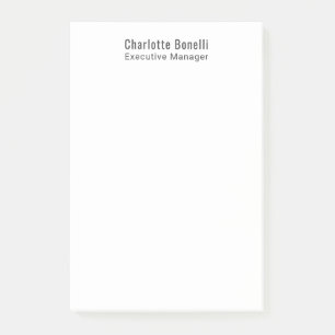 Professionelles modernes minimalistisches Design  Post-it Klebezettel