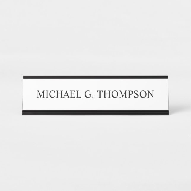Professionelles Personalisiertes Namensschild (Vorderseite )