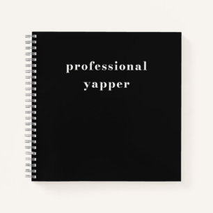 Professionelles Plappertasche-Shirt – Lustiges Ges Notizbuch