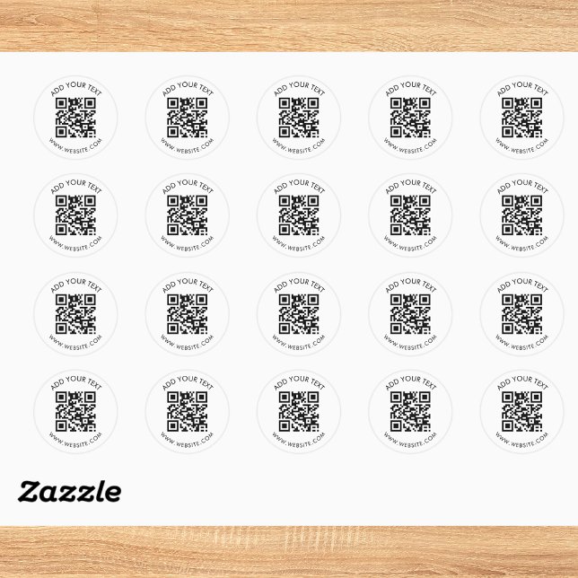 Professionelles QR-Code-Werbeetikett Runder Aufkleber (Von Creator hochgeladen)