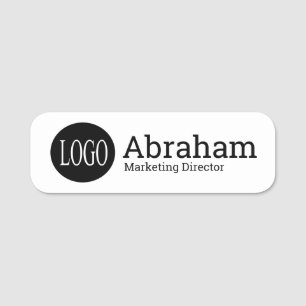 Professionelles sauberes modernes Business-Logo We Namensschild