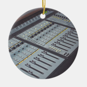Professionelles Studio Musikstudio Konsole Musik A Keramik Ornament