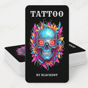 Professionelles Tattoo-Stil-Tattoo-Studio-Tätowier Visitenkarte