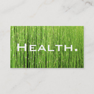 Professionnel de la santé Carte de visite-Vert nat