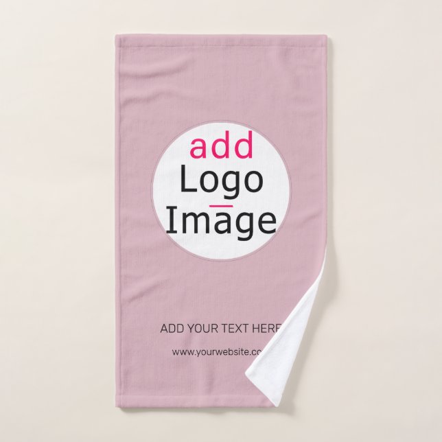 Professionnel Personnalisable Rose Dusty Hue (Serviette à main)