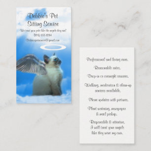 Professionnel Pet Sitter Fur Baby Cartes de visite