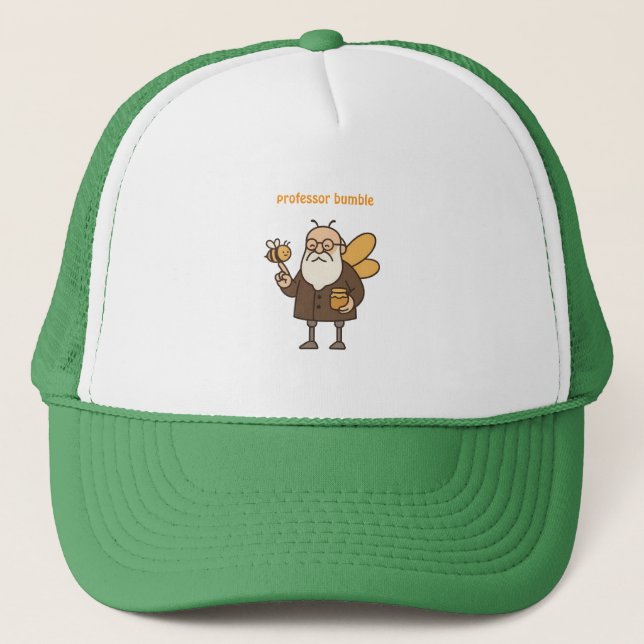 Professor Bumble Baseballkappe Truckerkappe (Vorderseite)