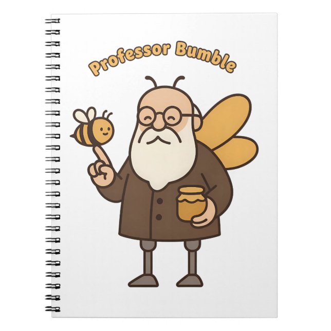 Professor Bumble Notizbuch Notizblock (Vorderseite)