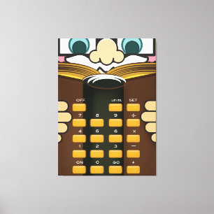 Professor Calculator Leinwanddruck