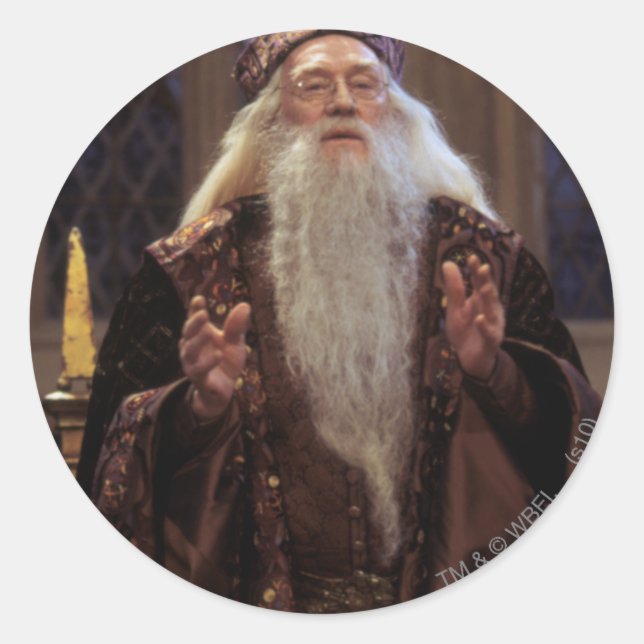 Professor Dumbledore Runder Aufkleber (Vorderseite)