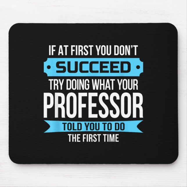 Professor Funny Appreciation Gift  Mousepad (Vorne)