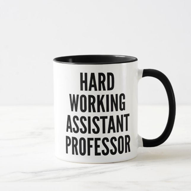 Professor für harte Arbeit Tasse (Rechts)