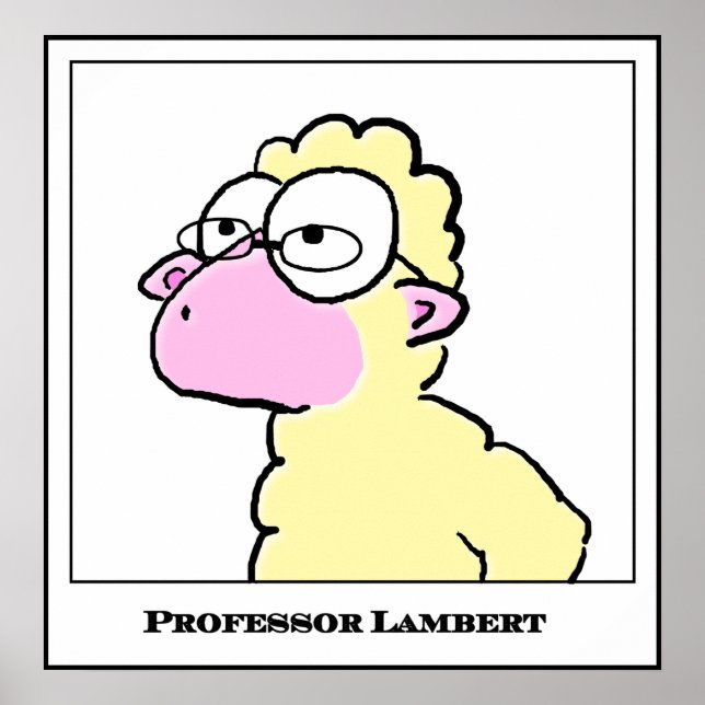 Professor Lambert Poster (Vorne)