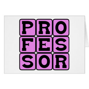 Professor, Lehrer für Uni