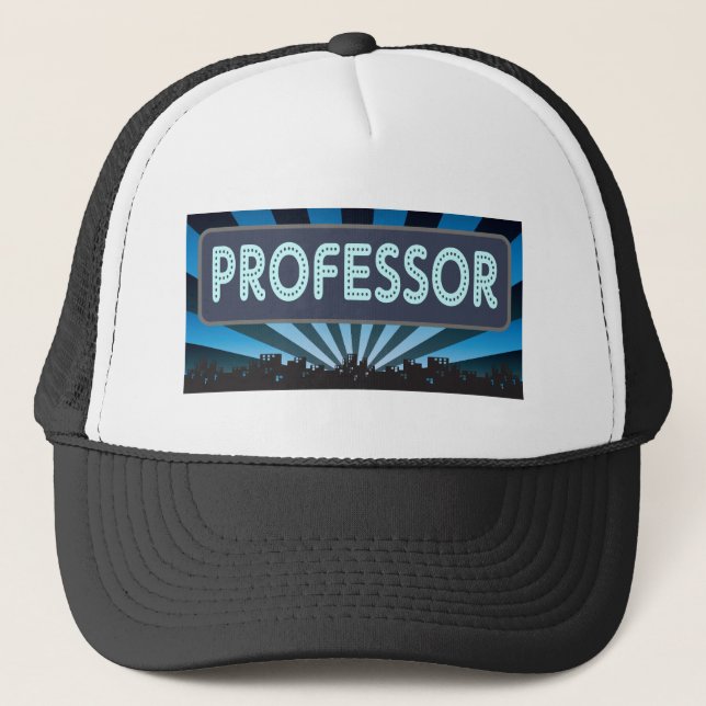 Professor Marquee Truckerkappe (Vorderseite)