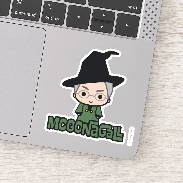 Professor McGonagall Cartoon Art Aufkleber (Detail)