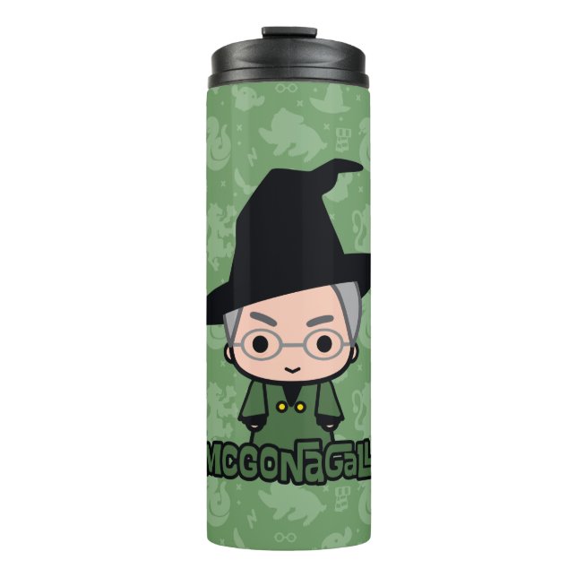 Professor McGonagall Cartoon Art Thermosbecher (Vorderseite)