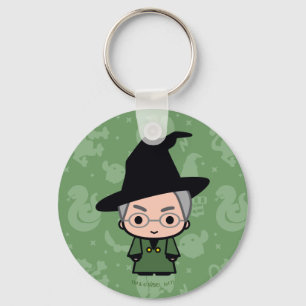 Professor McGonagall Cartoon-Charakter-Kunst Schlüsselanhänger
