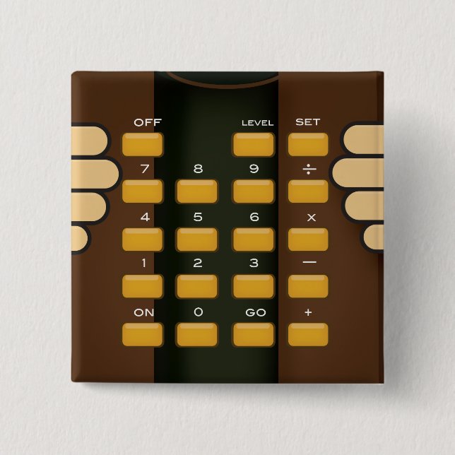 Professor Rechner Button (Vorderseite)