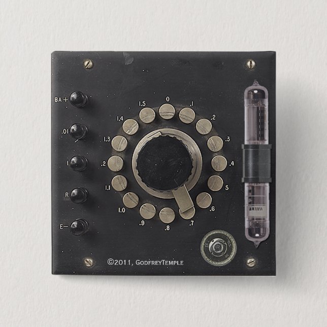 Professor Temples Ether Condenser Button (Vorderseite)
