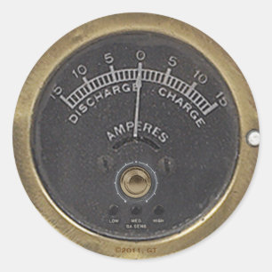 Professor Temple's Reprocating Amstadt Runder Aufkleber