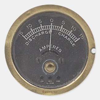 Professor Temple's Reprocating Amstadt Runder Aufkleber