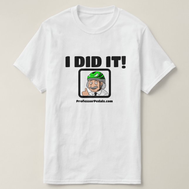 Professor Yearbook Foto Shirt (Design vorne)