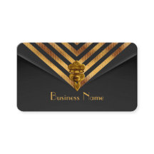 Profil Business Gold Schwarzer Velvet Streifen