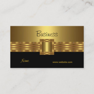 Profil Carte de visite Gold sur Gold Black