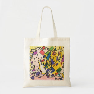 Profil de style Peter Max avec sac confitti