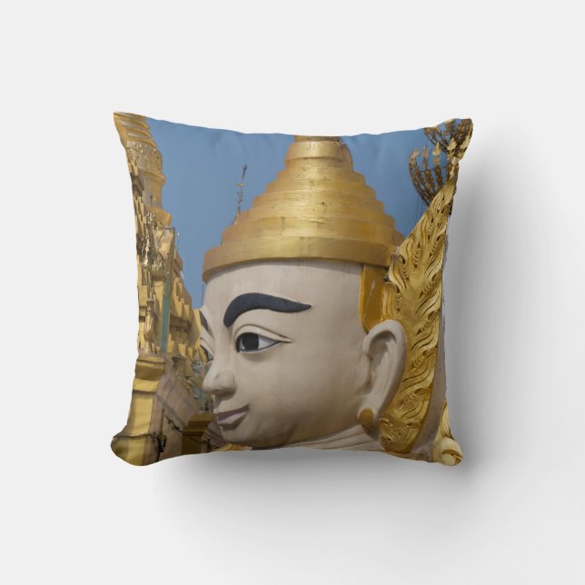 Profil der Buddha-Statue Kissen (Vorderseite)