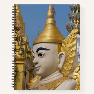 Profil der Buddha-Statue Notizbuch