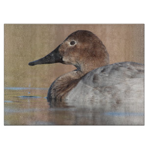 Profil der weiblichen Canvasback-Ente Schneidebrett