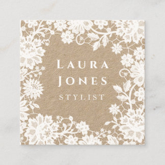Profil des Stylisten "White Lace Kraft" Terminkarte