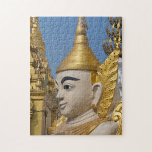 Profil einer Buddha-Statue