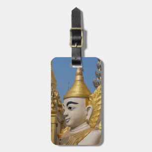 Profil einer Buddha-Statue Gepäckanhänger