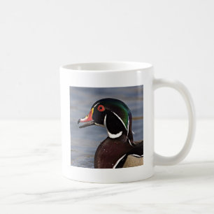Profil einer Holzente Kaffeetasse