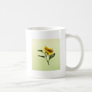 Profil einer SonnenblumeKaffeepause-Tasse Kaffeetasse