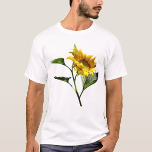 Profil eines Sonnenblumen-T - Shirt