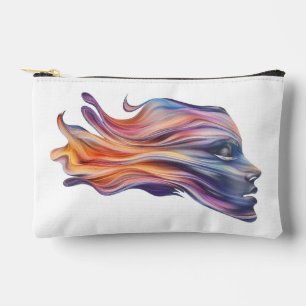 Profil féminin dans les couleurs cosmiques Sac cos