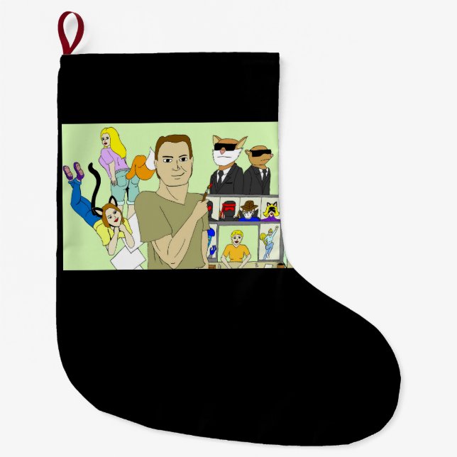profil großer weihnachtsstrumpf (Vorderseite)