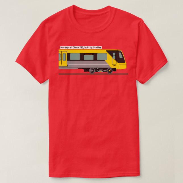 Profil Merseyrail Class 777 T-Shirt (Design vorne)